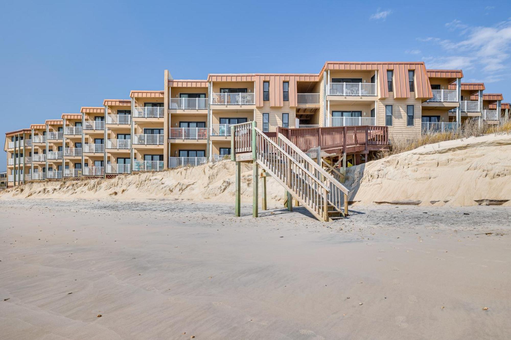 Steps To The Beach Oceanfront Condo With Lanai! North Topsail Beach Exterior foto