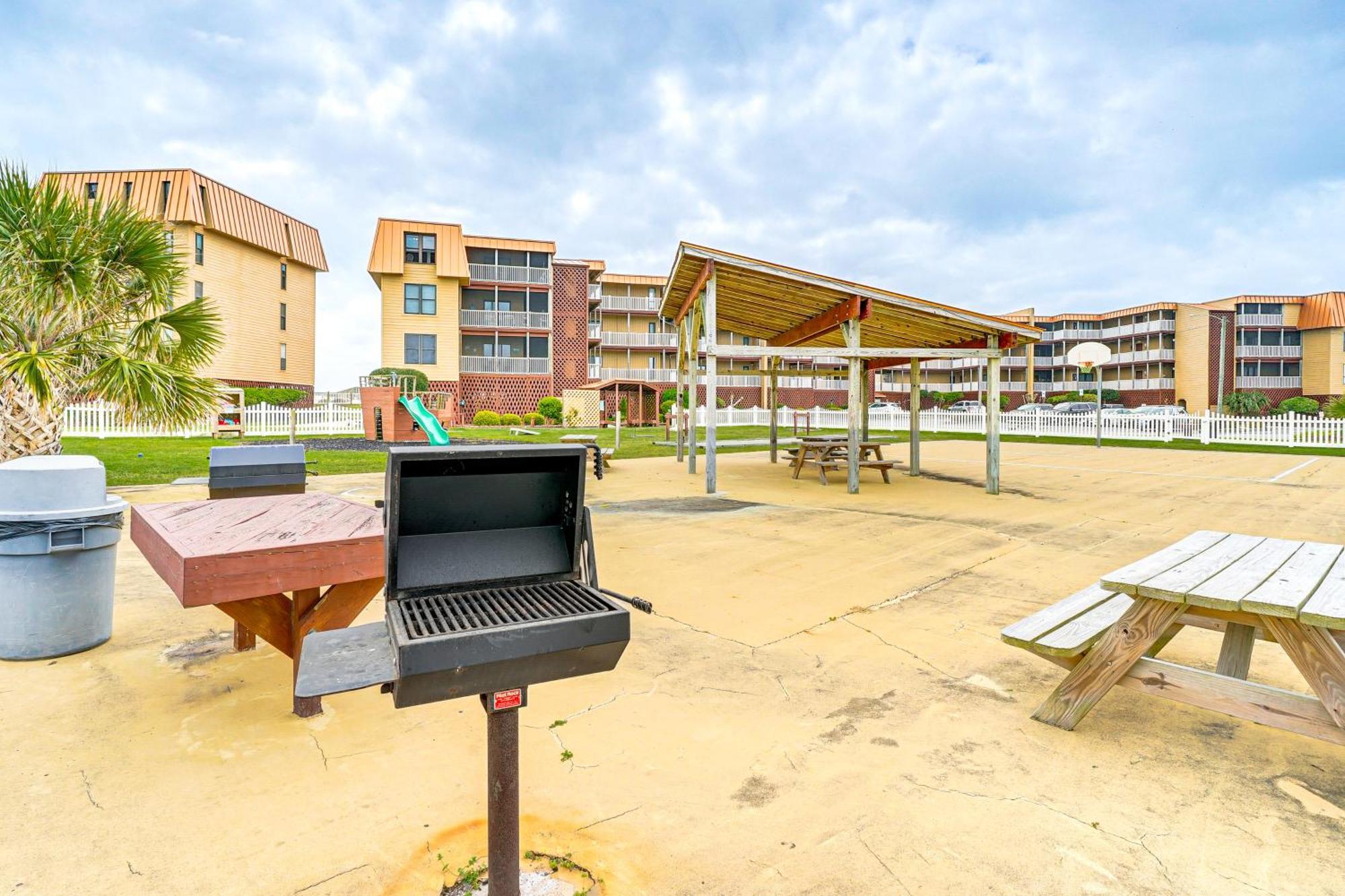 Steps To The Beach Oceanfront Condo With Lanai! North Topsail Beach Exterior foto