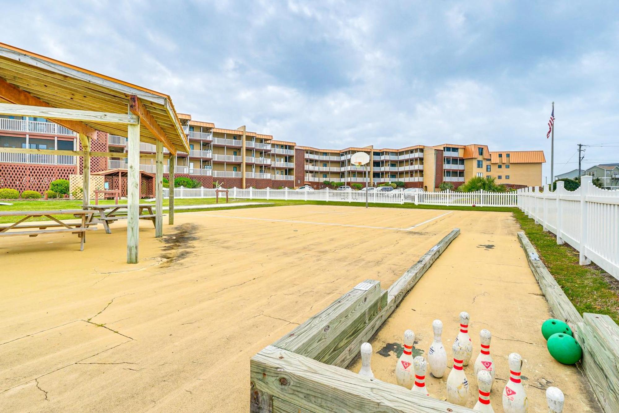 Steps To The Beach Oceanfront Condo With Lanai! North Topsail Beach Exterior foto