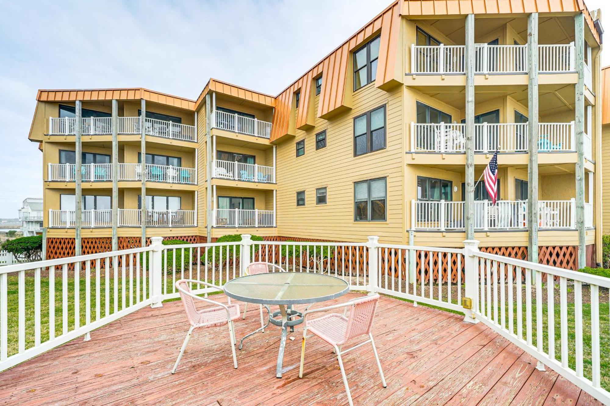 Steps To The Beach Oceanfront Condo With Lanai! North Topsail Beach Exterior foto